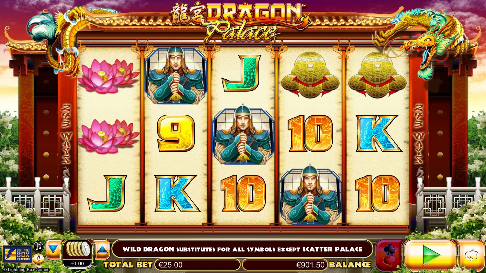 Dragon Palace (Дворец дракона) из раздела Игровые автоматы