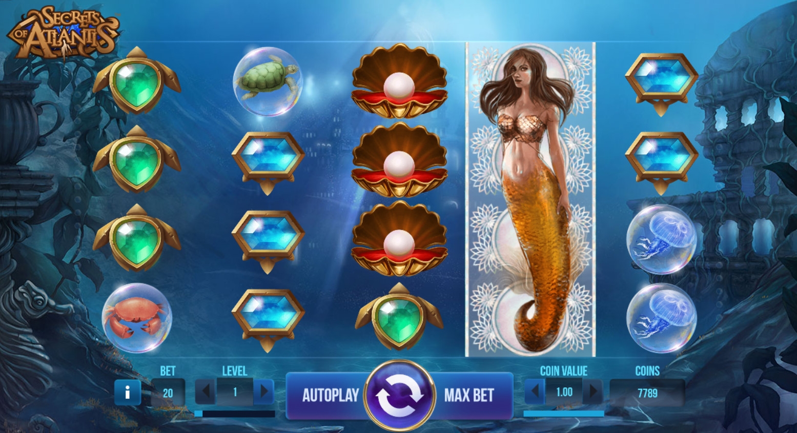 Secrets of Atlantis (Тайны Атлантиды) из раздела Игровые автоматы