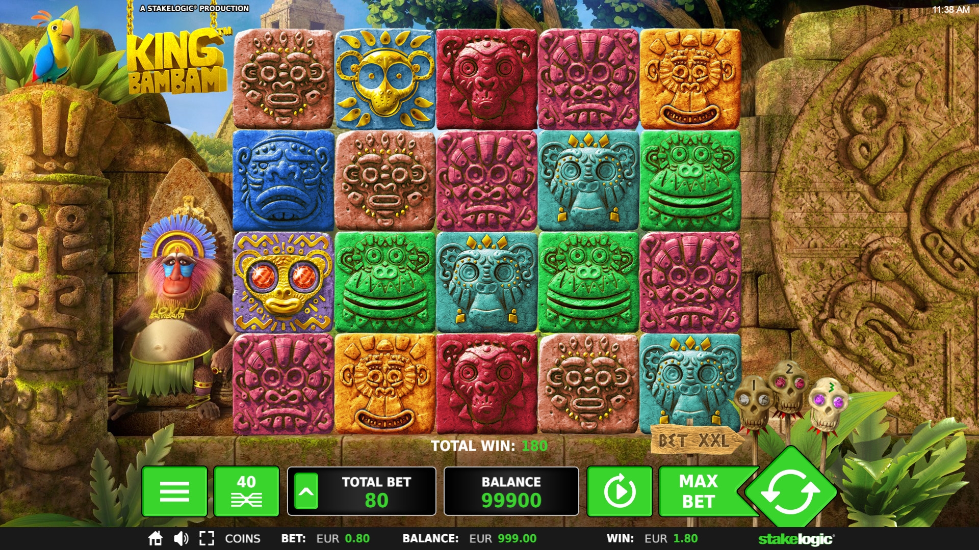 King Bambam (Король Бамбам) из раздела Игровые автоматы