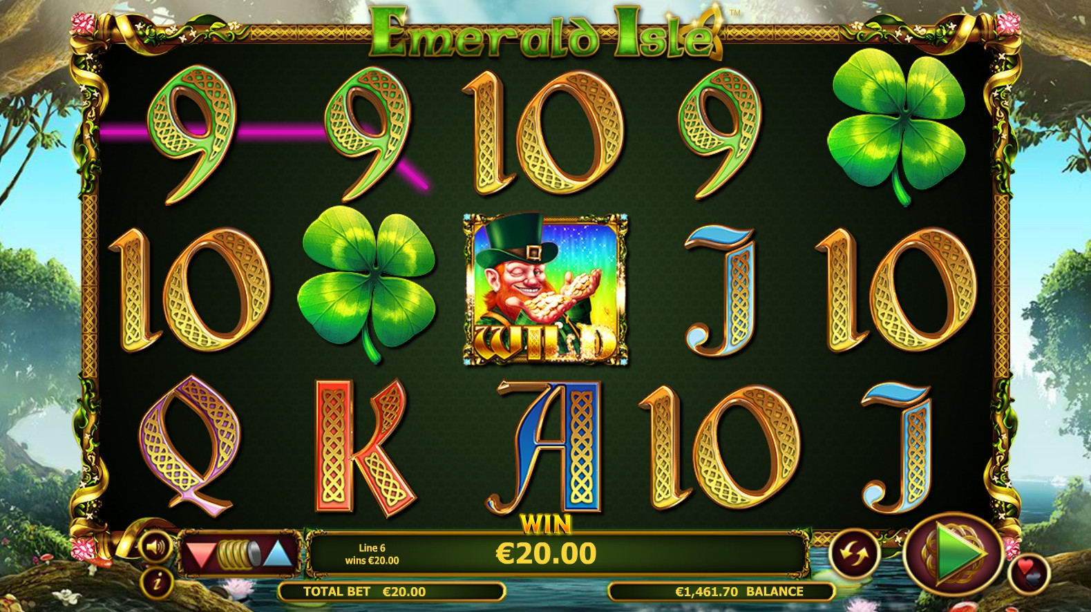 Emerald Isle (Изумрудный остров) из раздела Игровые автоматы