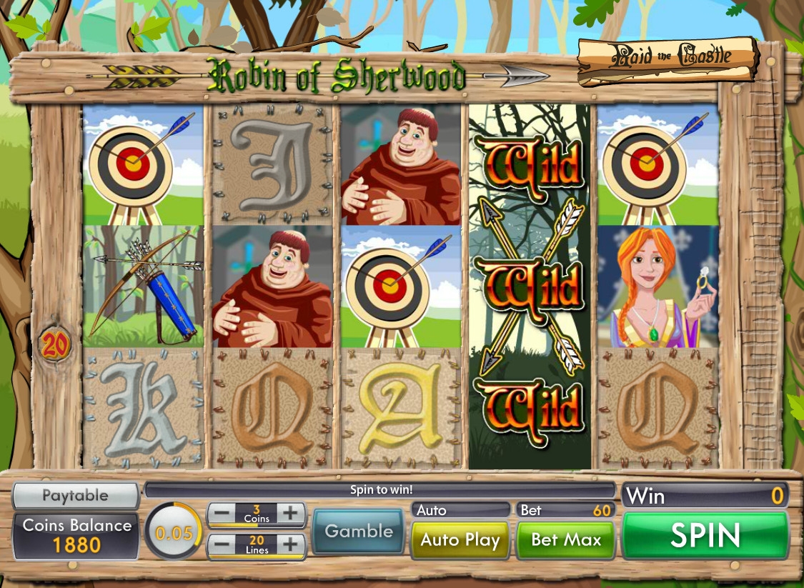 Robin of Sherwood (Робин из Шервуда) из раздела Игровые автоматы