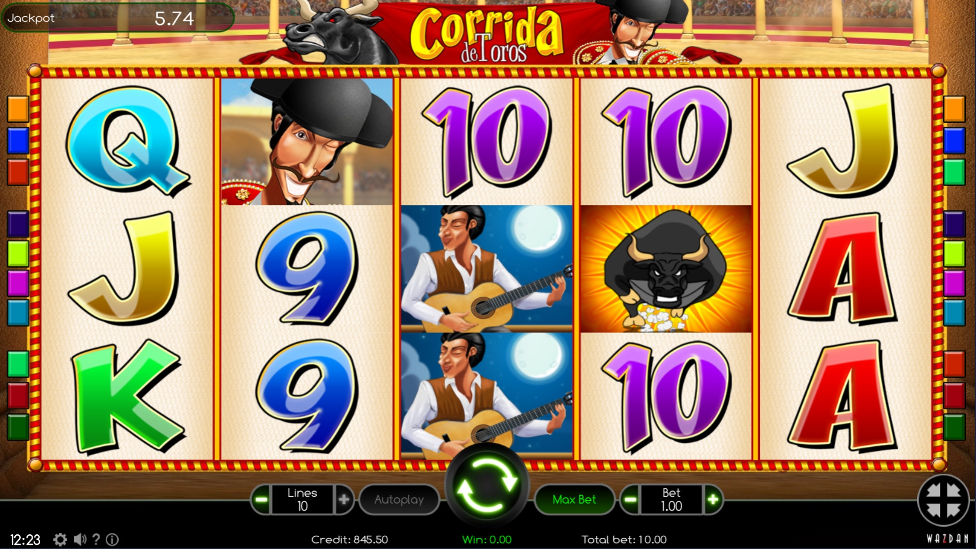 Corrida de Toros (Коррида) из раздела Игровые автоматы