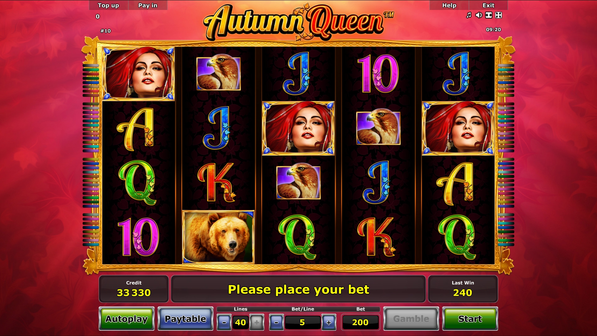 Autumn Queen (Королева осени) из раздела Игровые автоматы