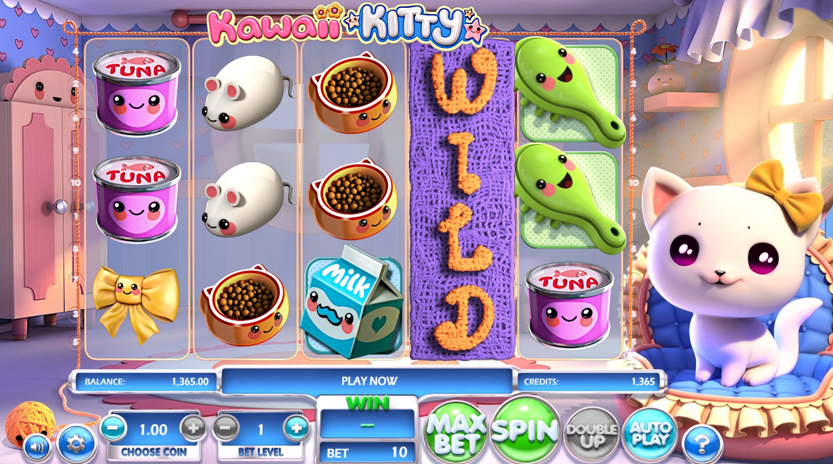 Kawaii Kitty (Кавайный котенок) из раздела Игровые автоматы