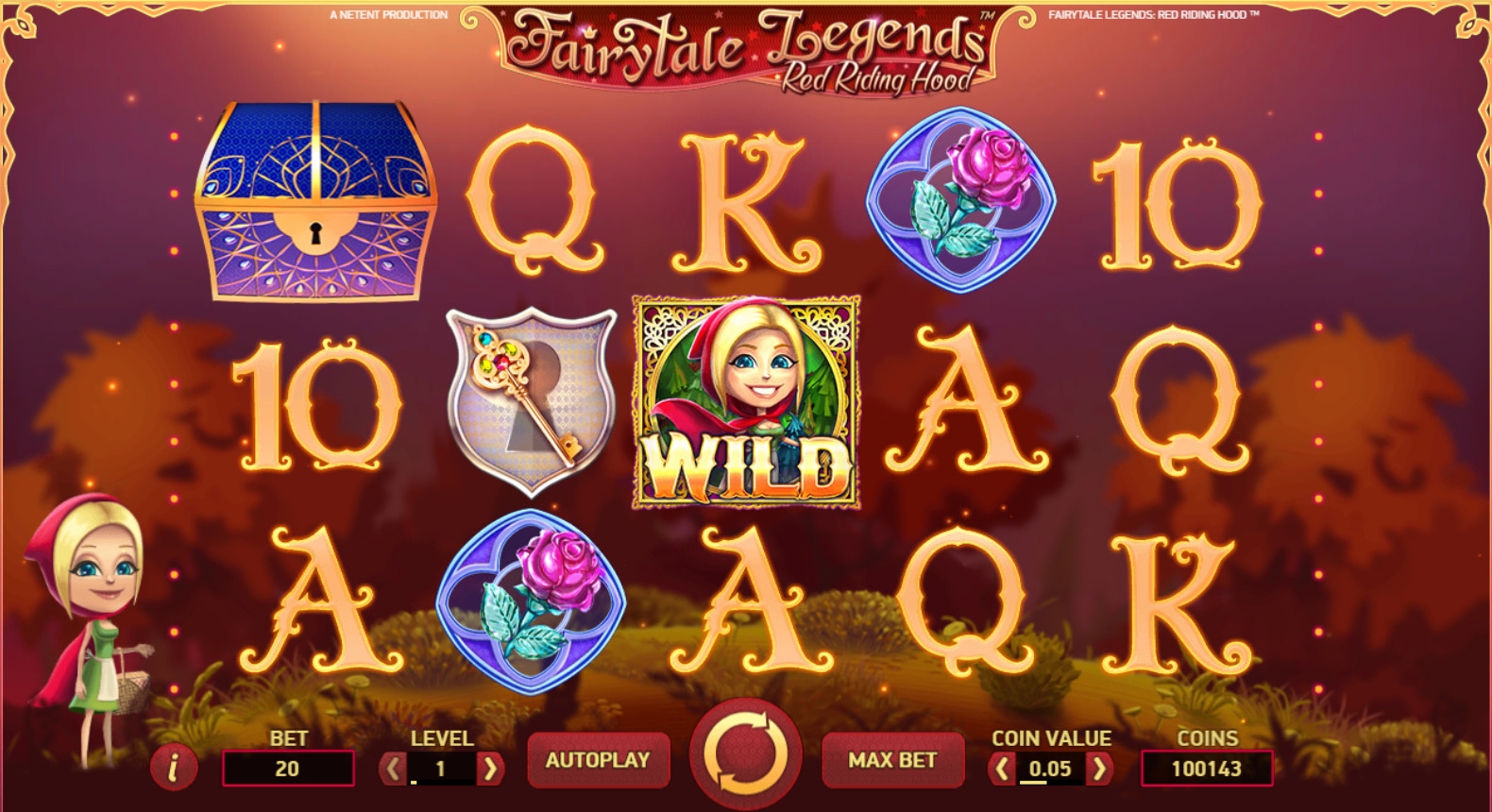 Fairytale Legends: Red Riding Hood (Легенды сказок: Красная Шапочка) из раздела Игровые автоматы