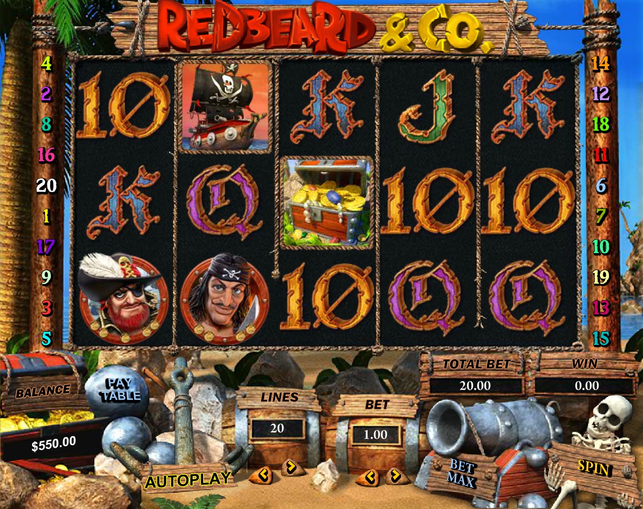 Red Beard & Co (Красная Борода и компания) из раздела Игровые автоматы