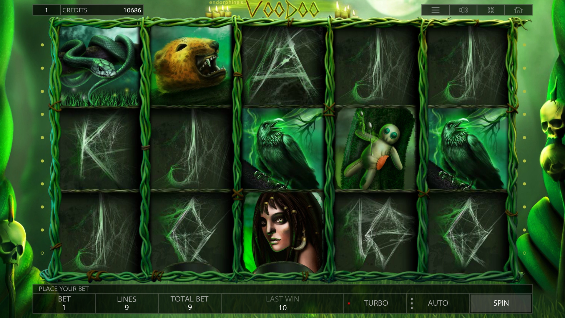 Voodoo (Вуду) из раздела Игровые автоматы