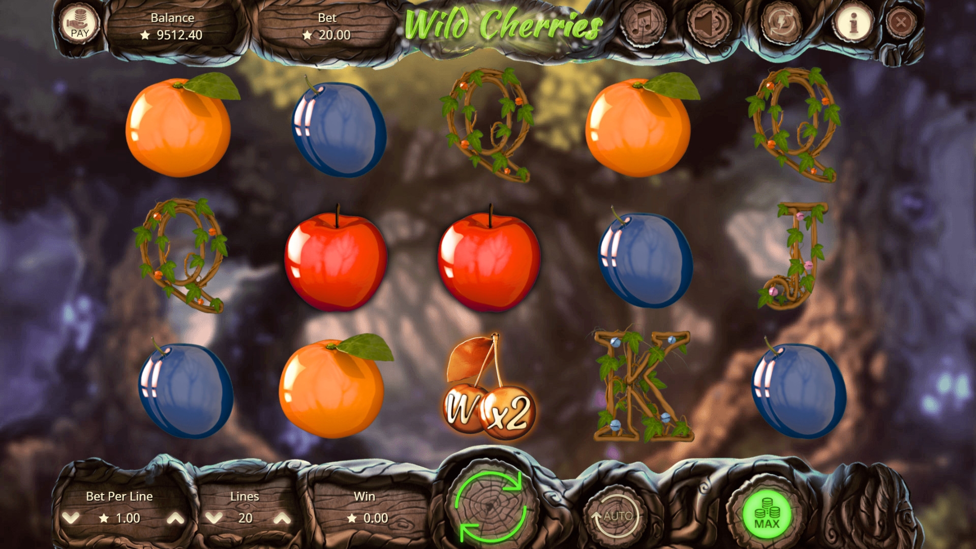 Wild Cherries (Дикие вишни) из раздела Игровые автоматы