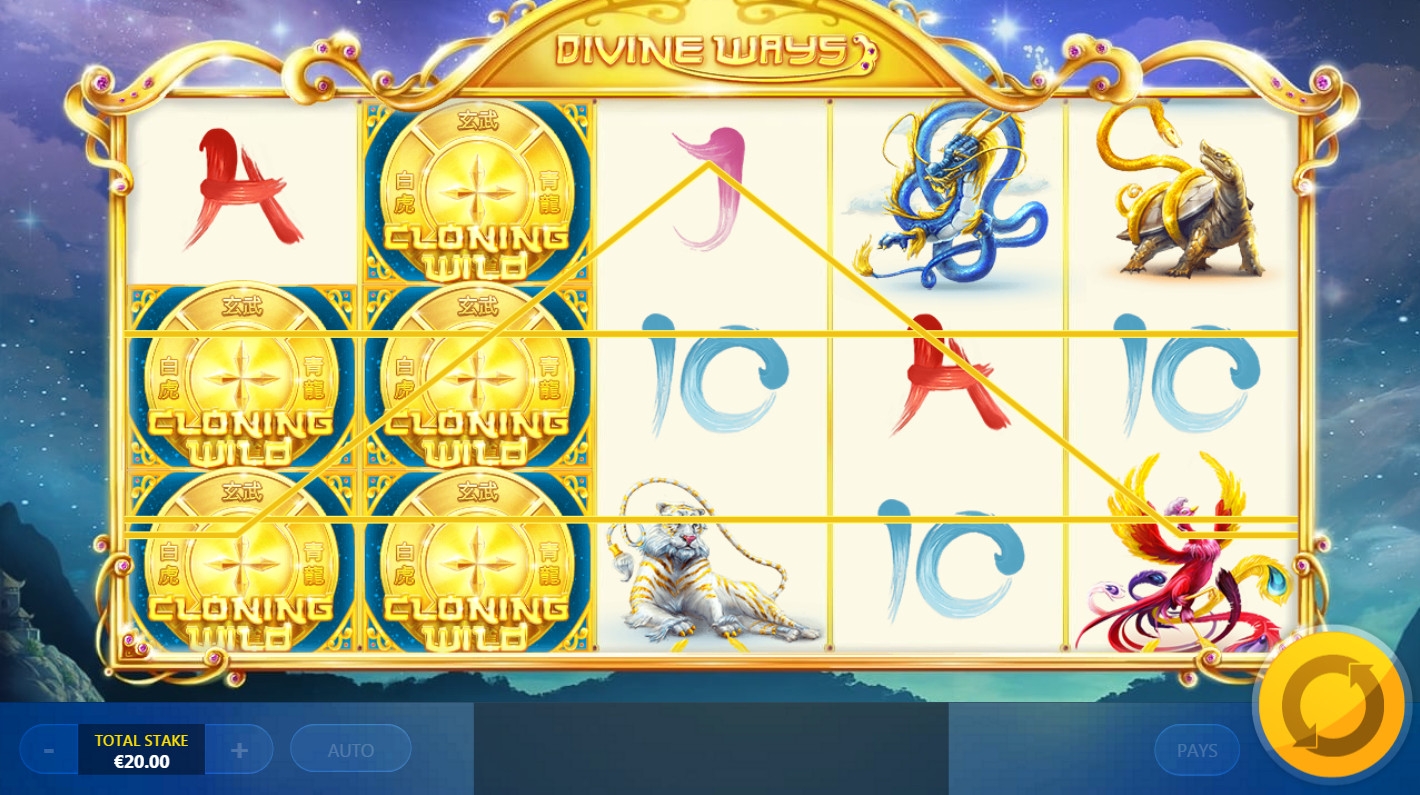 Divine Ways (Божественные пути) из раздела Игровые автоматы