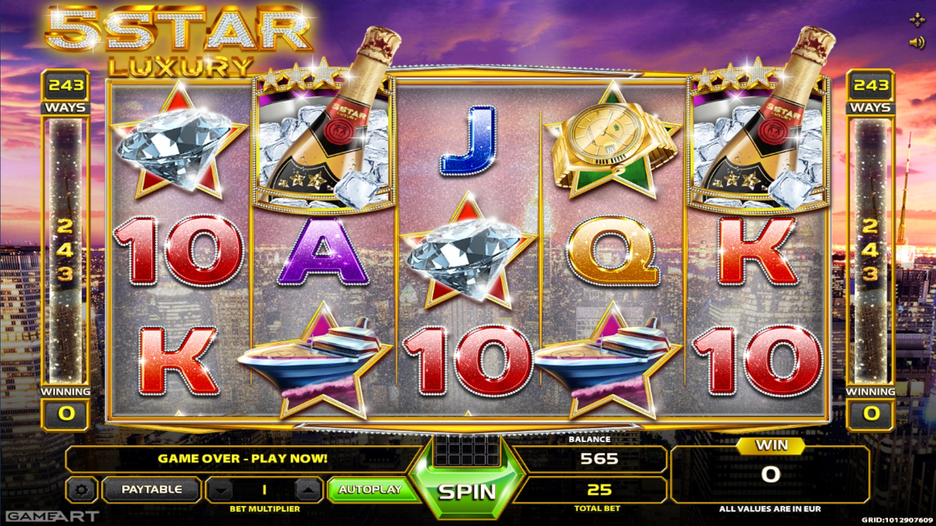 5 Star Luxury (5-звездочная роскошь) из раздела Игровые автоматы