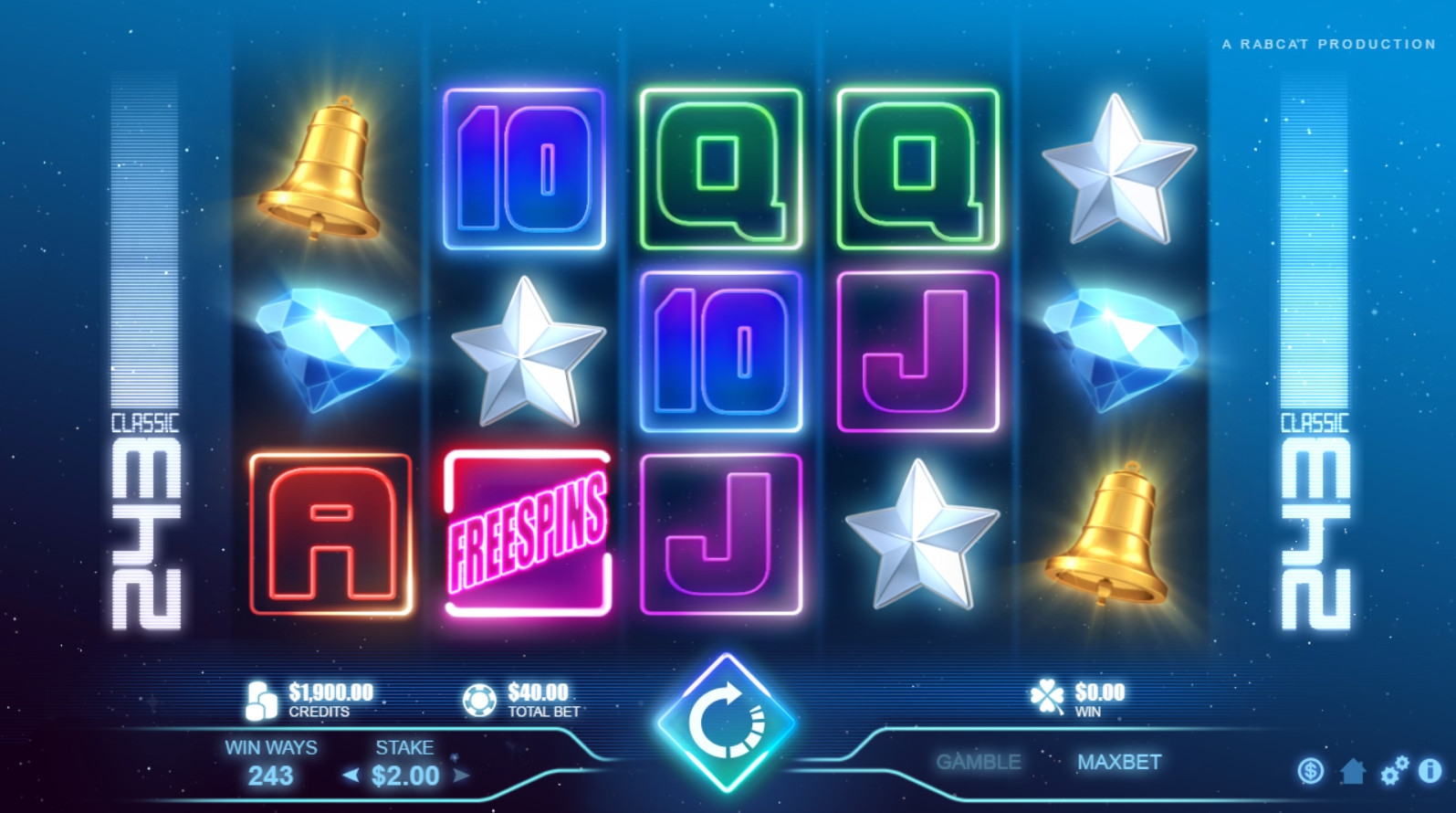 Classic 243 (Классические 243) из раздела Игровые автоматы