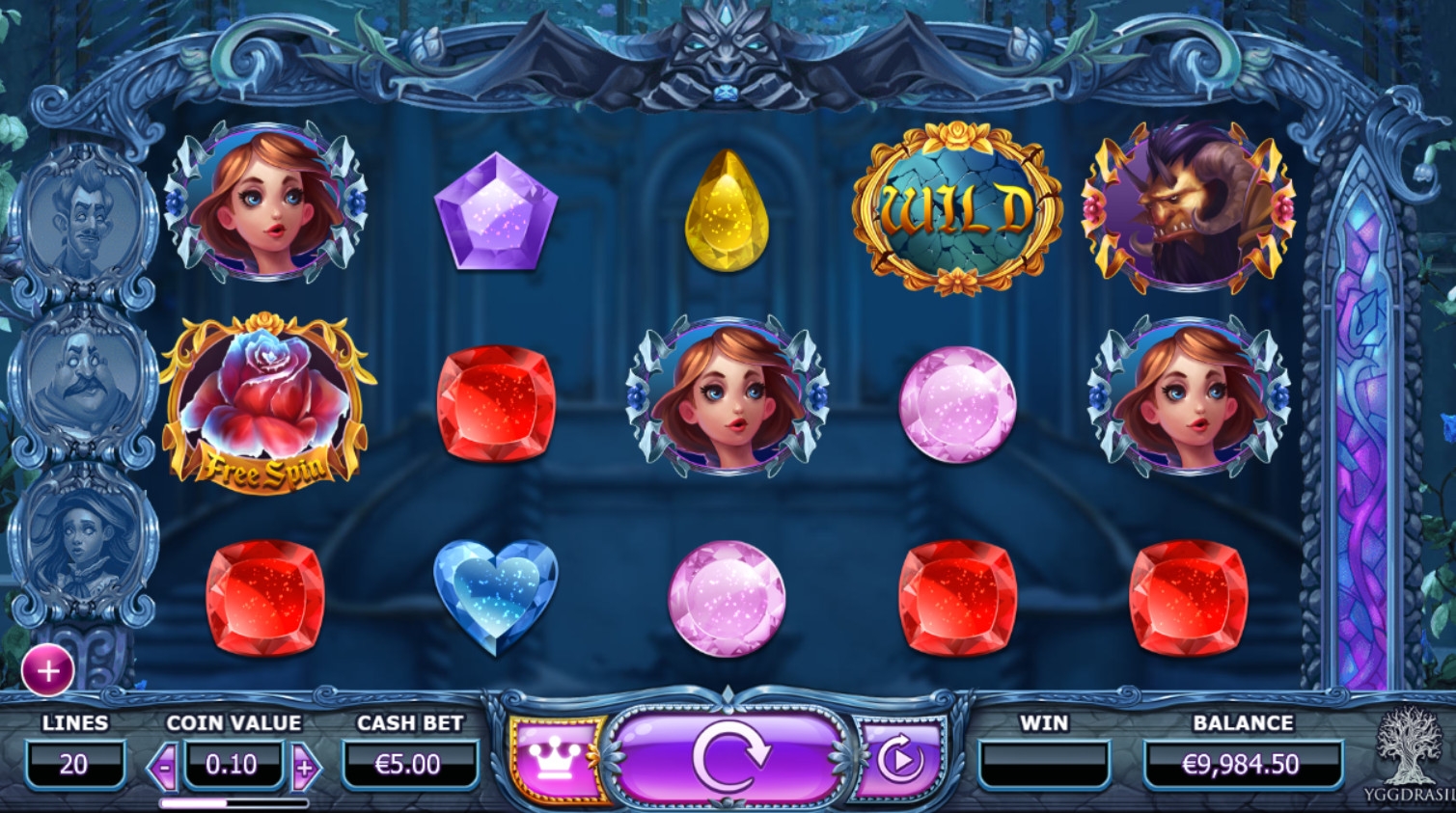 Beauty and the Beast (Красавица и Чудовище) из раздела Игровые автоматы