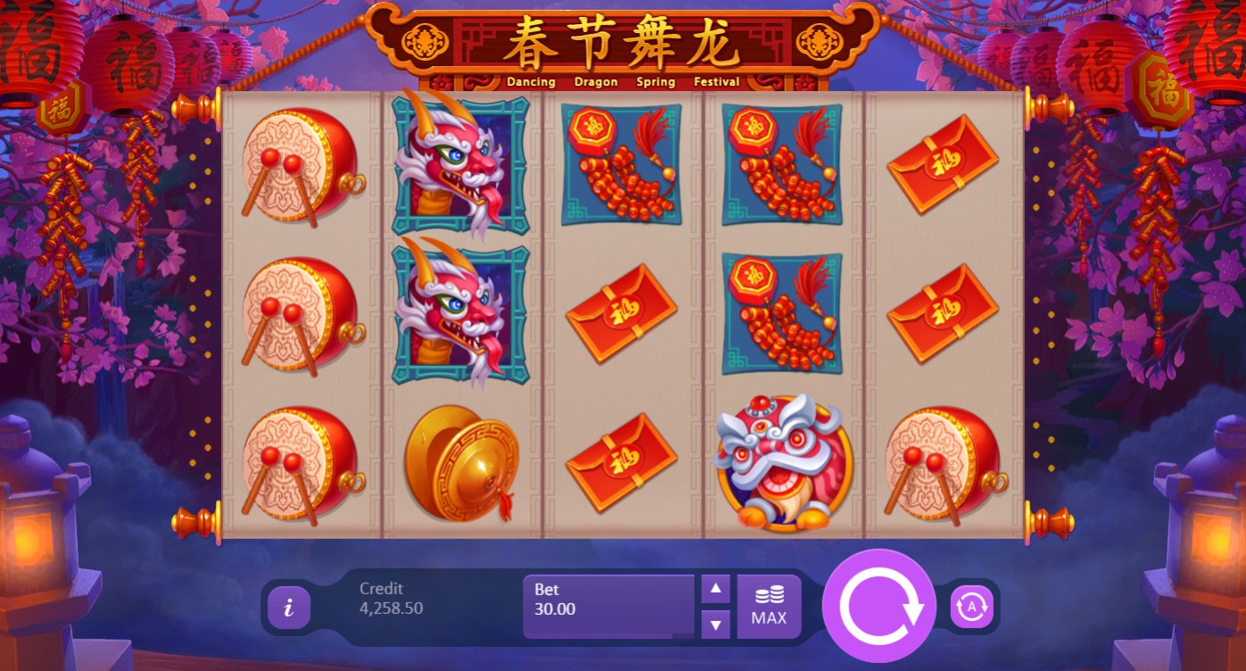 Dancing Dragon Spring Festival (Весенний фестиваль танцующего дракона) из раздела Игровые автоматы