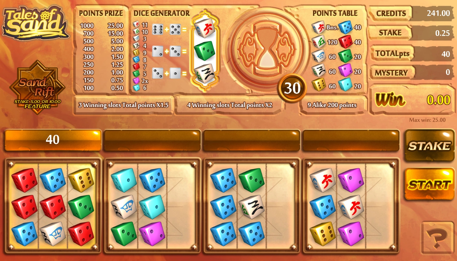 Tales of Sand (Песчаные истории) из раздела Развлекательные игры