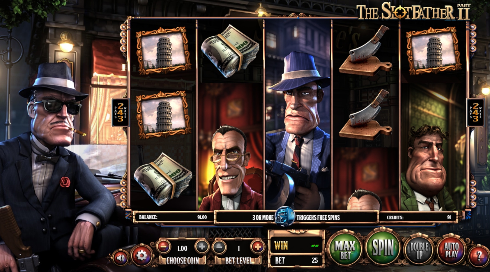 The SlotFather II (Крестный отец слотов 2) из раздела Игровые автоматы