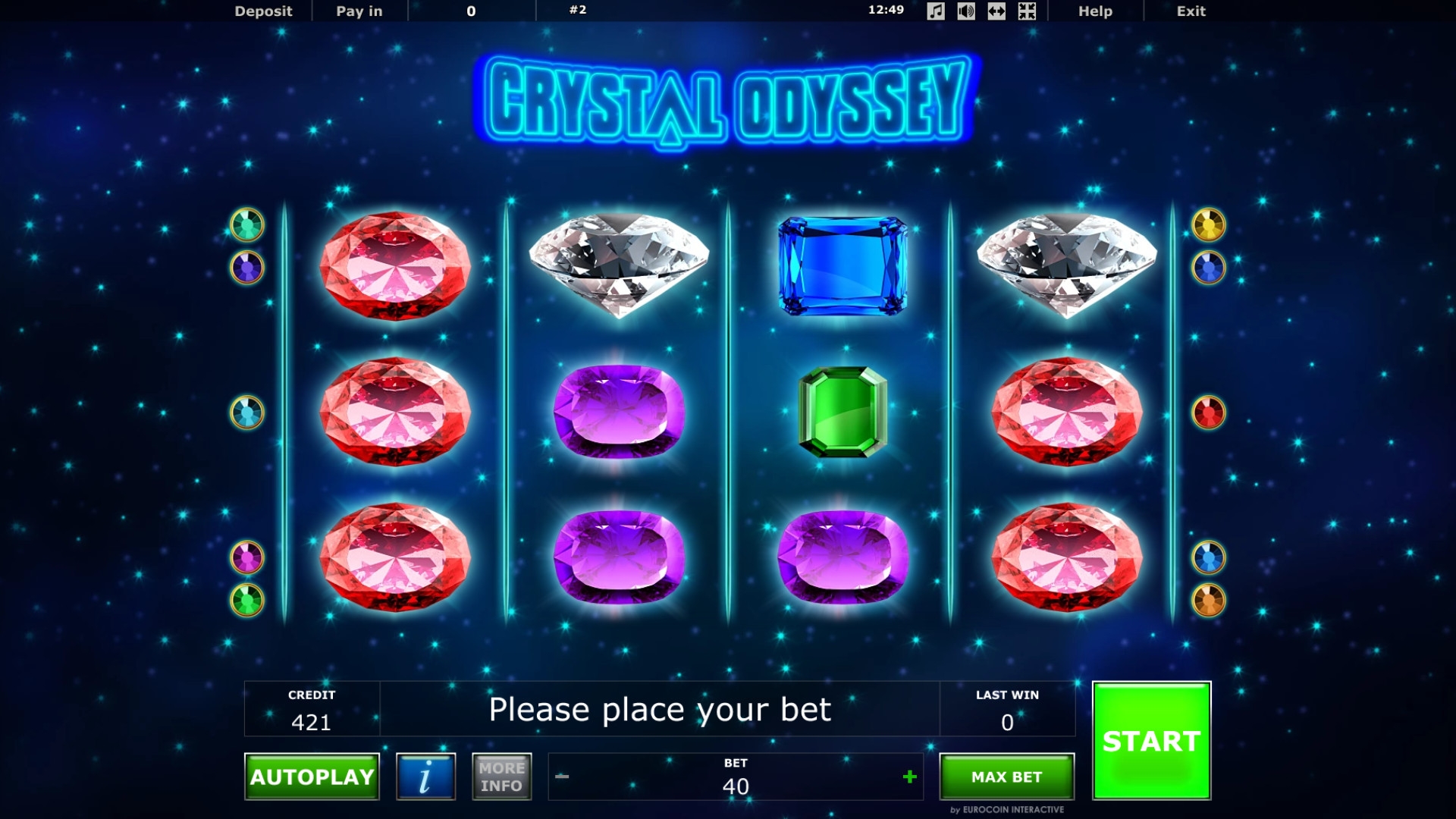 Crystal Odyssey (Кристальная Одиссея) из раздела Игровые автоматы