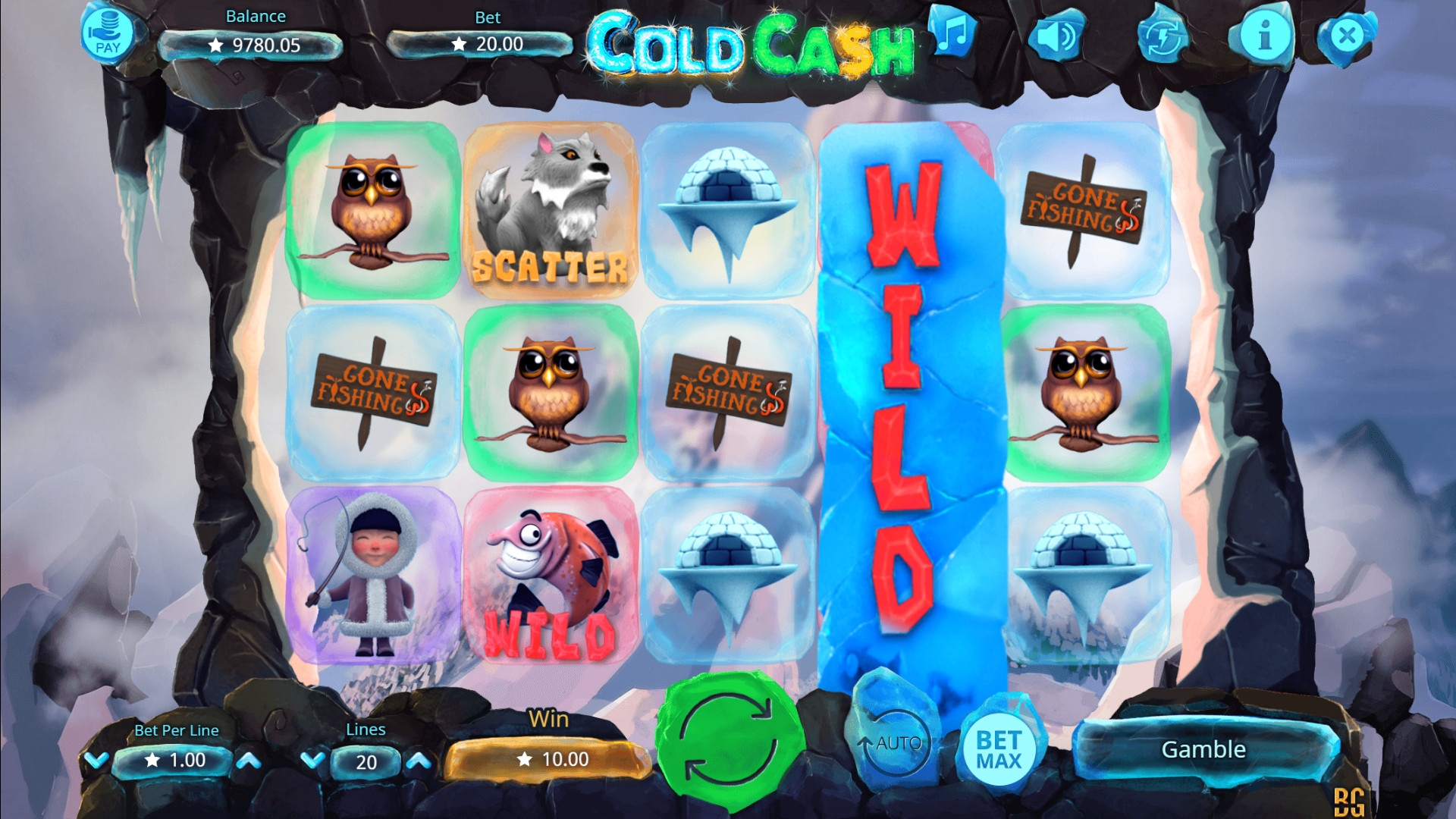 Cold Cash (Холодные деньги) из раздела Игровые автоматы