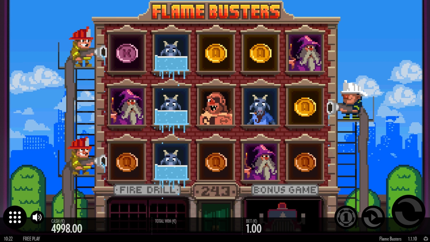 Roasty McFry and The Flame Busters (Роусти МакФрай и укротители пламени) из раздела Игровые автоматы