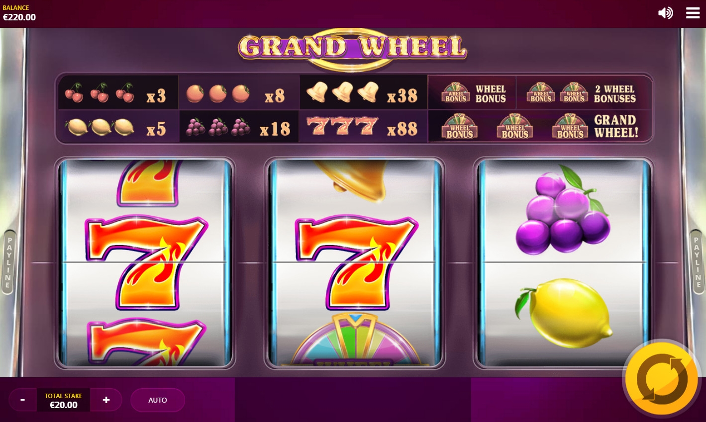 Grand Wheel (Гранд-колесо) из раздела Игровые автоматы