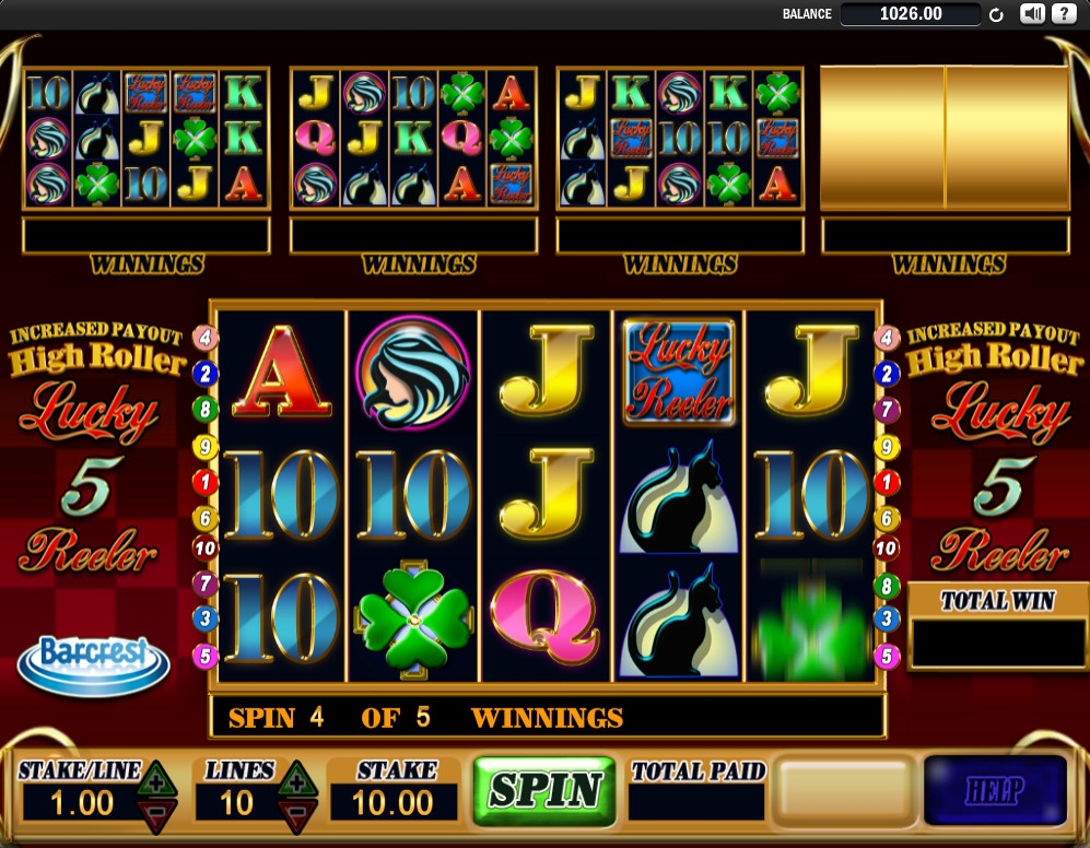 Lucky Five Reeler (Пять барабанов на удачу) из раздела Игровые автоматы