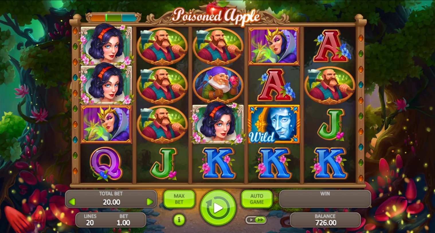 Poisoned Apple (Отравленное яблоко) из раздела Игровые автоматы