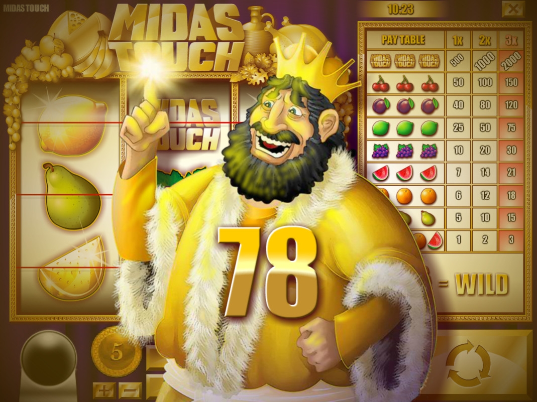 Midas Touch (Прикосновение Мидаса) из раздела Игровые автоматы