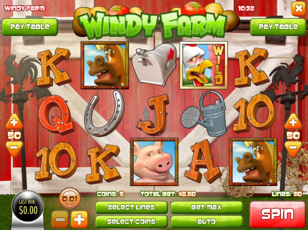 Windy Farm (Ветреная ферма) из раздела Игровые автоматы