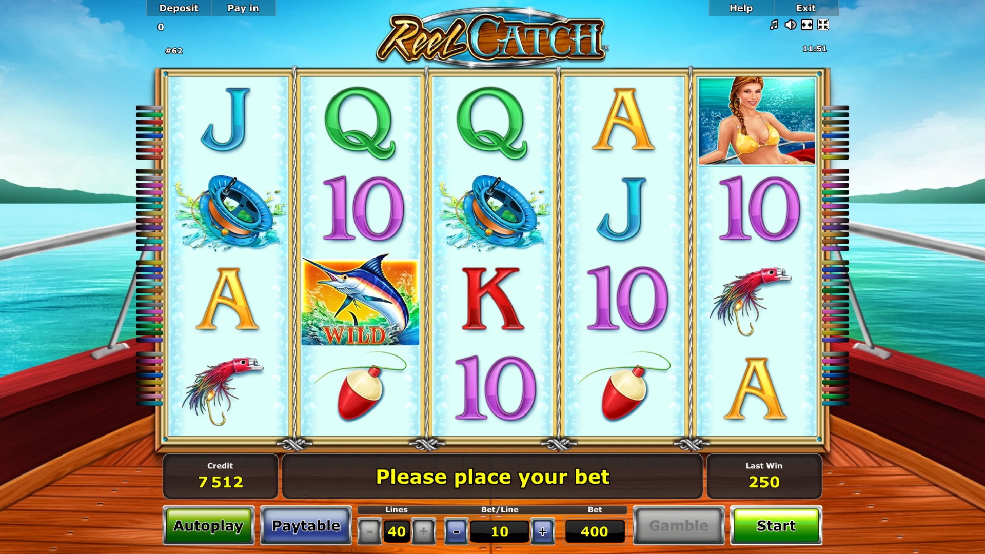 Reel Catch (Барабаны на крючке) из раздела Игровые автоматы