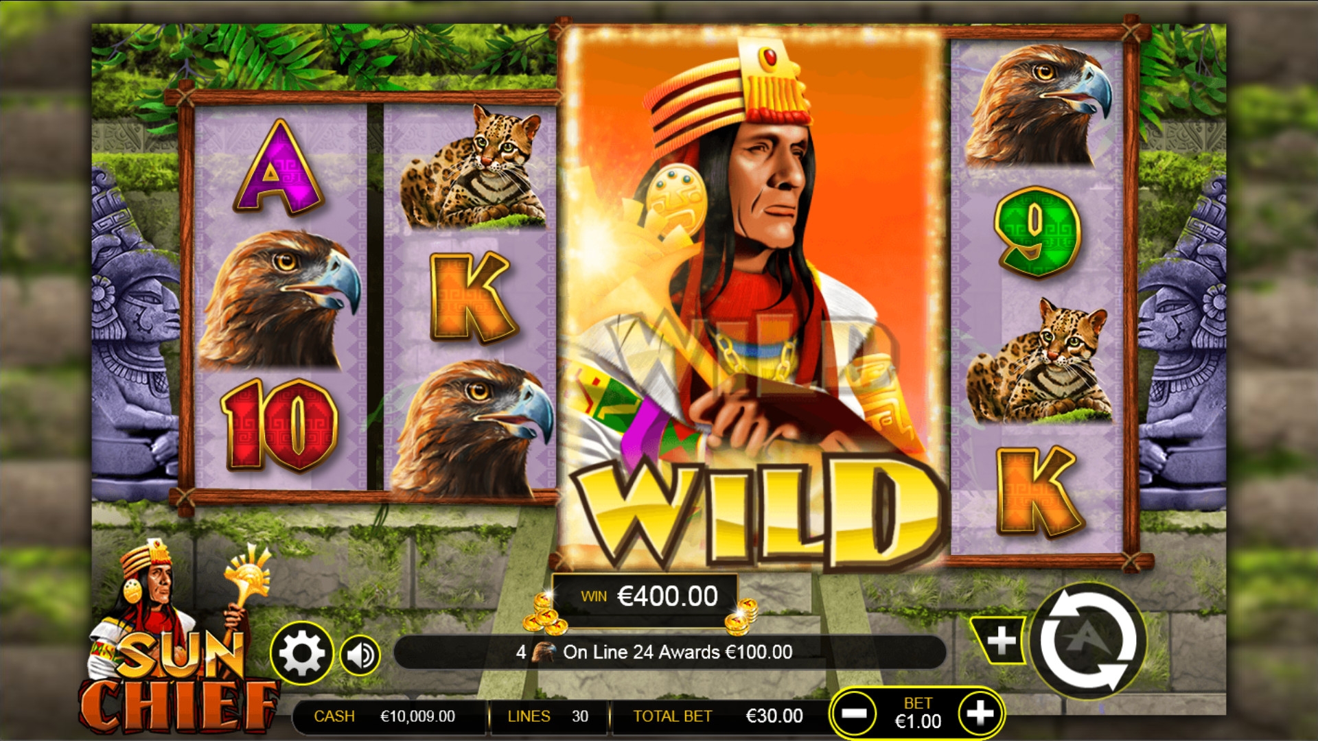 Sun Chief (Солнечный вождь) из раздела Игровые автоматы