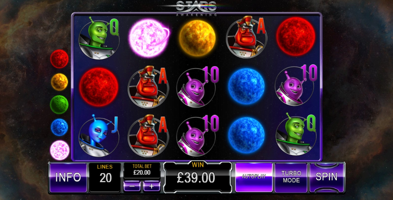 Stars Awakening (Пробуждение звезд) из раздела Игровые автоматы