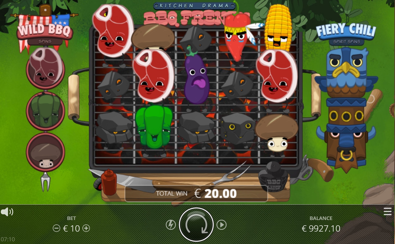 Kitchen Drama: BBQ Frenzy (Драма на кухне: Неистовое барбекю) из раздела Игровые автоматы