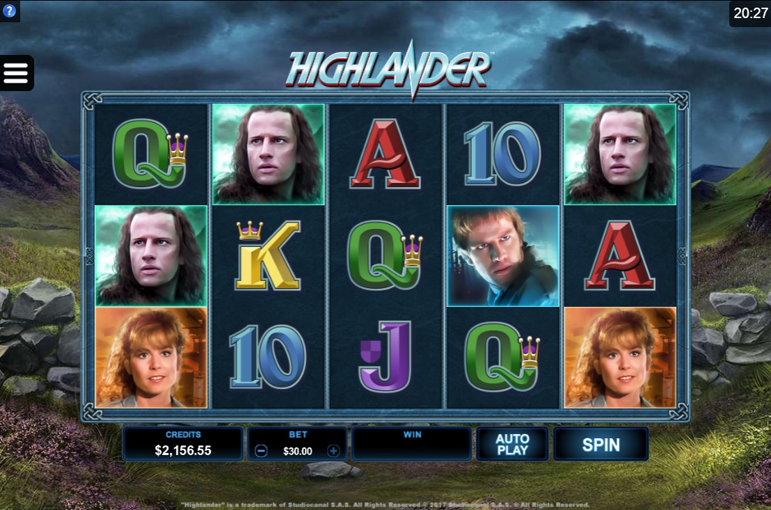Highlander (Горец) из раздела Игровые автоматы