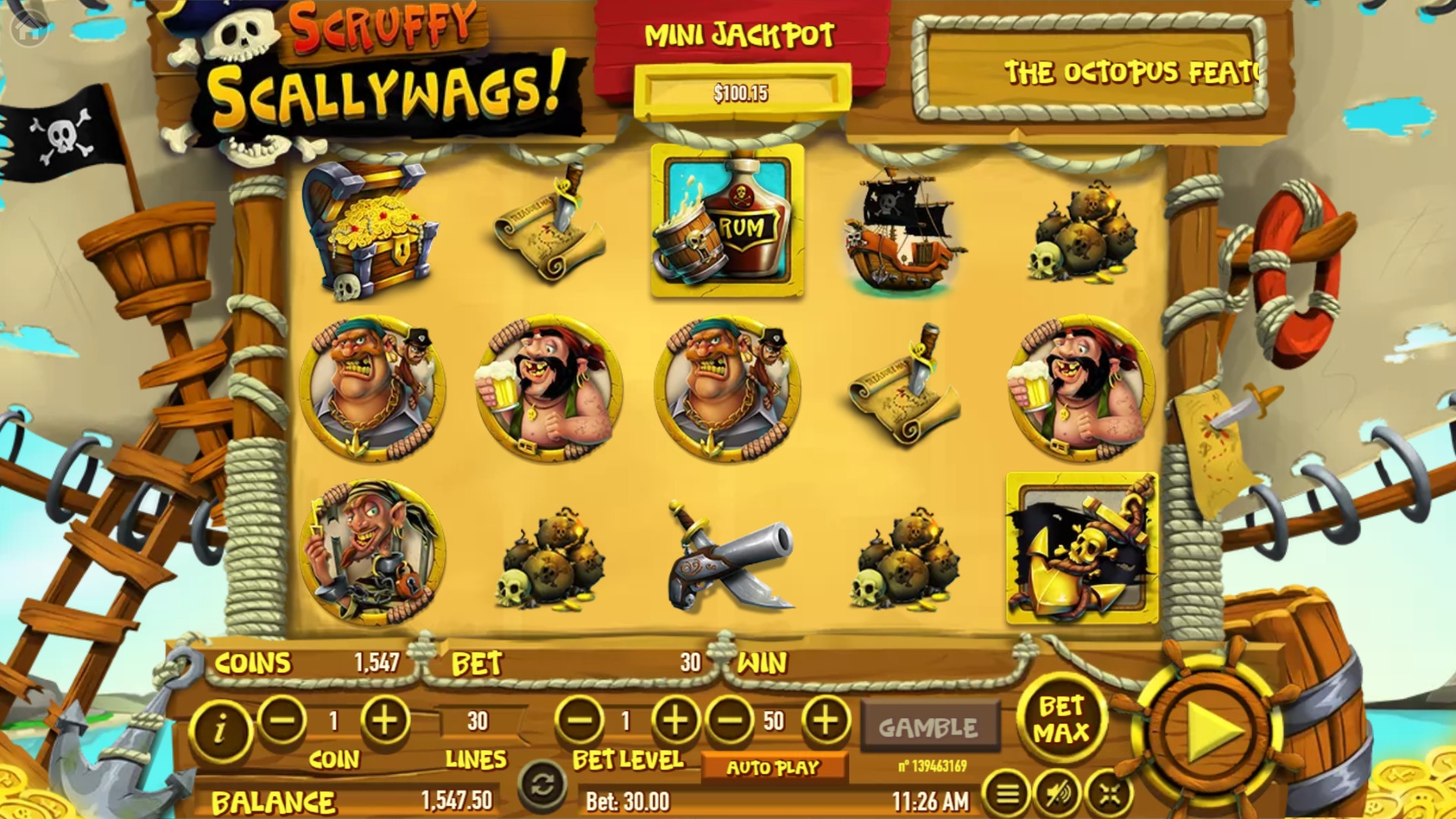 Scruffy Scallywags! (Грязные прохвосты!) из раздела Игровые автоматы