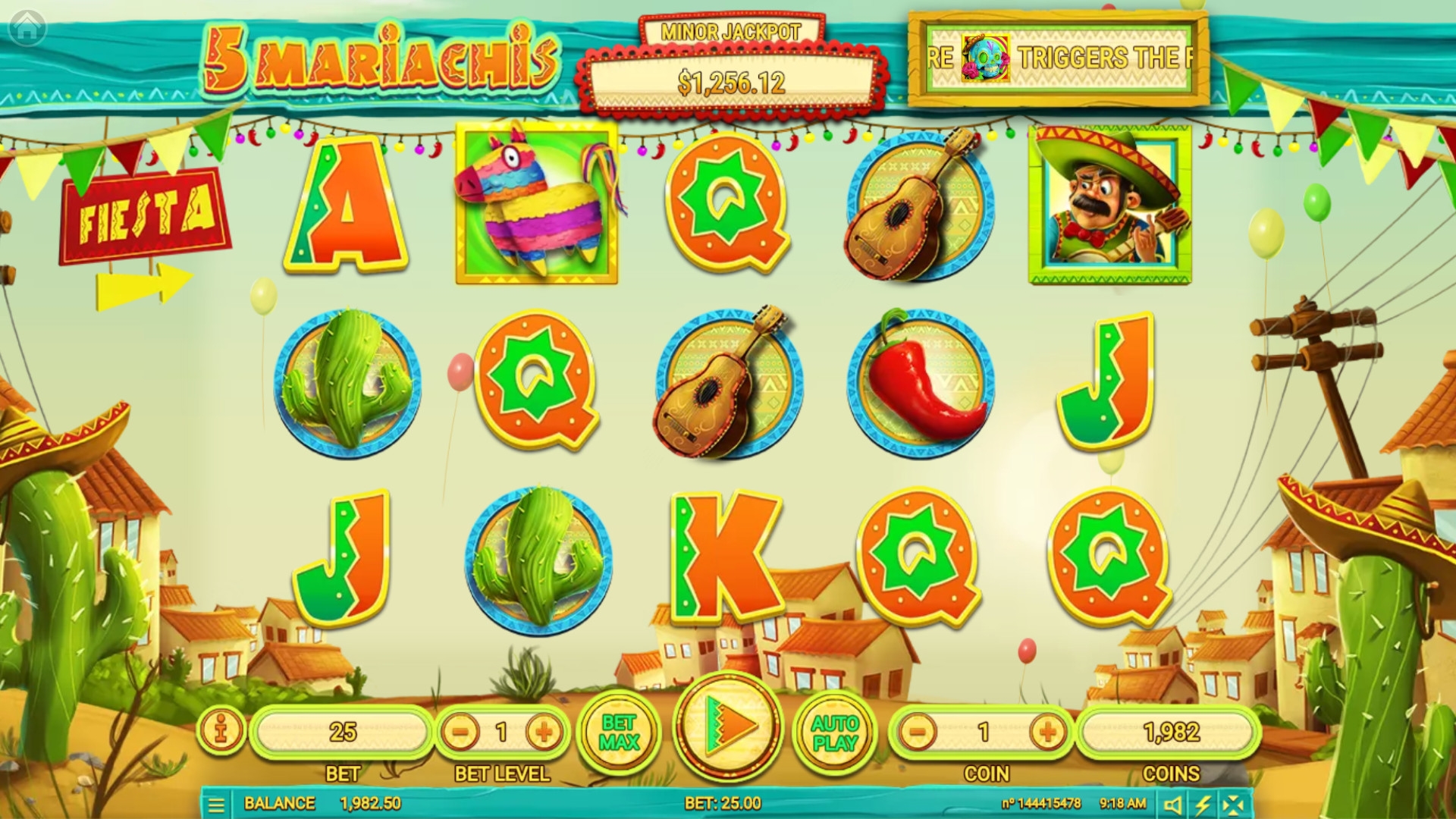 5 Mariachis (5 Мариачи) из раздела Игровые автоматы