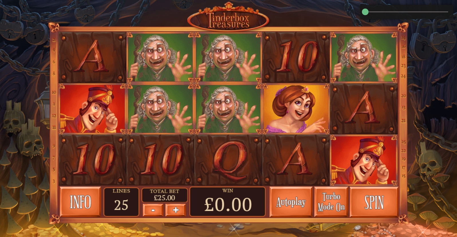 Tinderbox Treasures (Сокровища огнива) из раздела Игровые автоматы