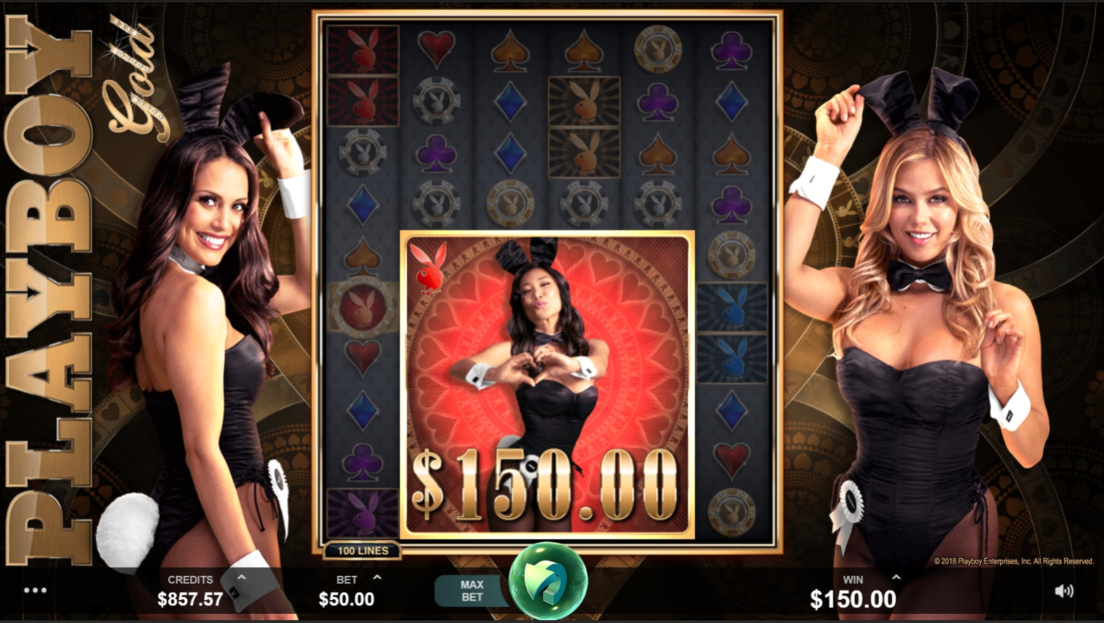 Playboy Gold (Золотой Плейбой) из раздела Игровые автоматы