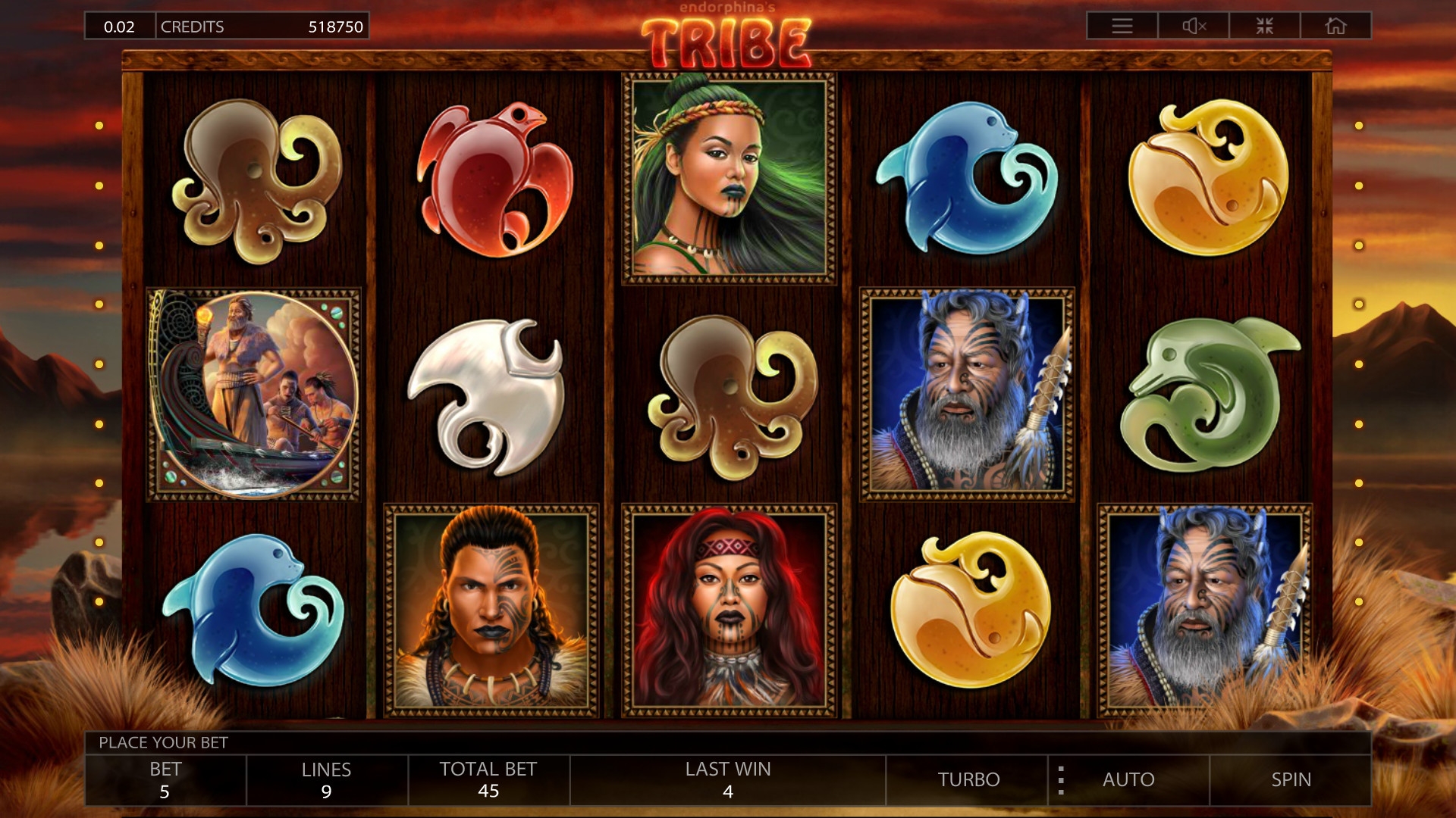 Tribe (Племя) из раздела Игровые автоматы