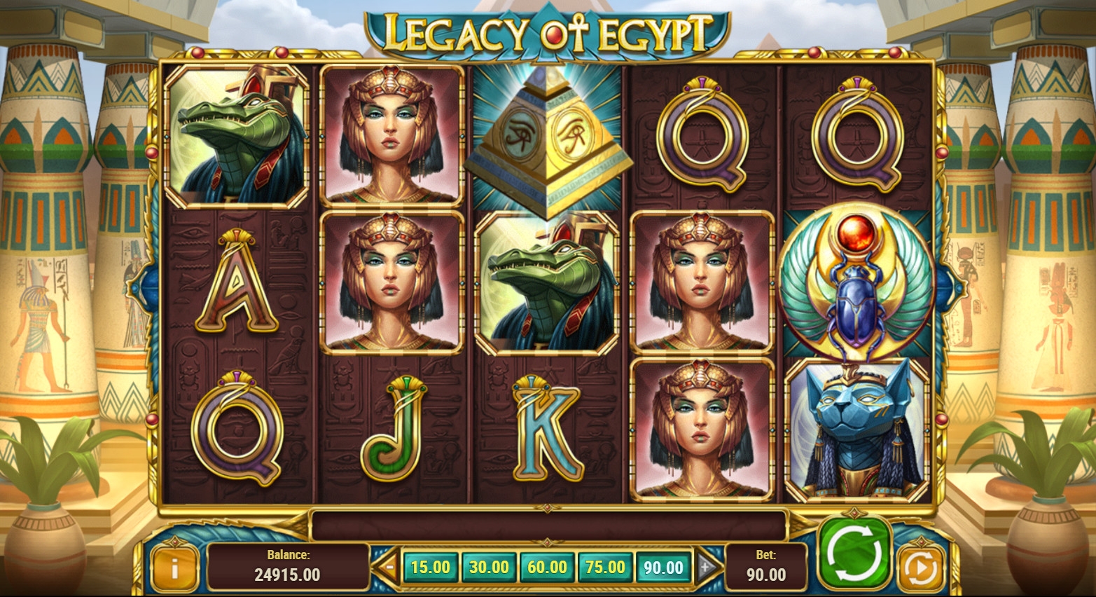 Legacy of Egypt (Наследие Египта) из раздела Игровые автоматы