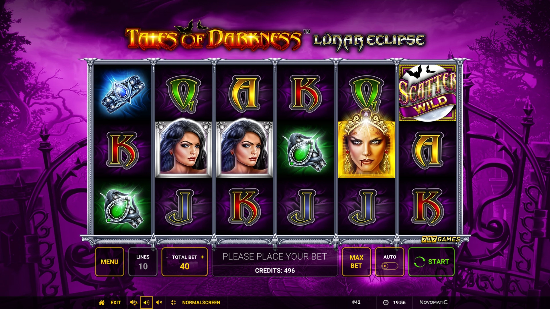 Tales of Darkness: Lunar Eclipse (Рассказы из тьмы: Лунное затмение) из раздела Игровые автоматы