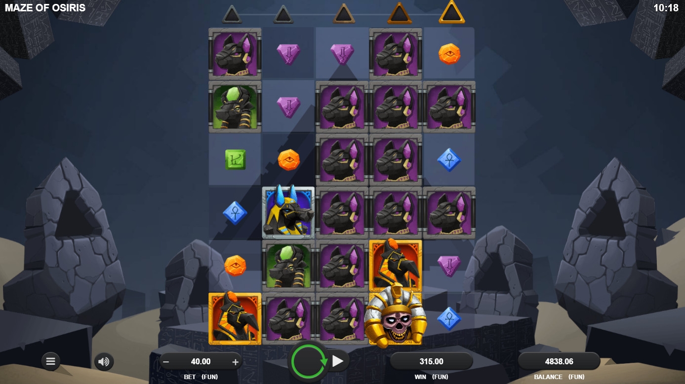 Maze of Osiris (Лабиринт Осириса) из раздела Игровые автоматы