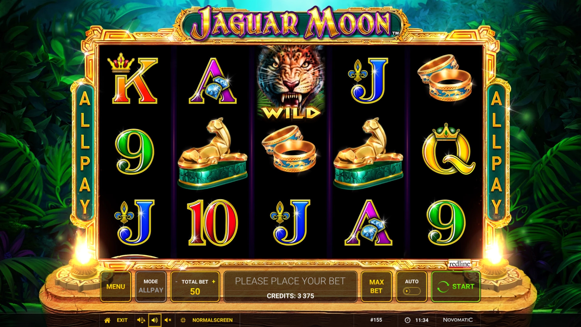 Jaguar Moon (Луна ягуара) из раздела Игровые автоматы