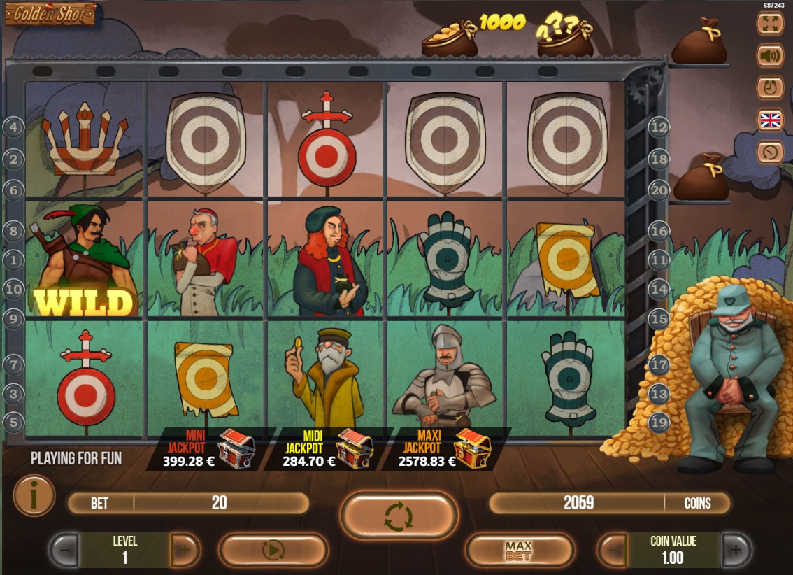 Golden Shot (Золотой выстрел) из раздела Игровые автоматы