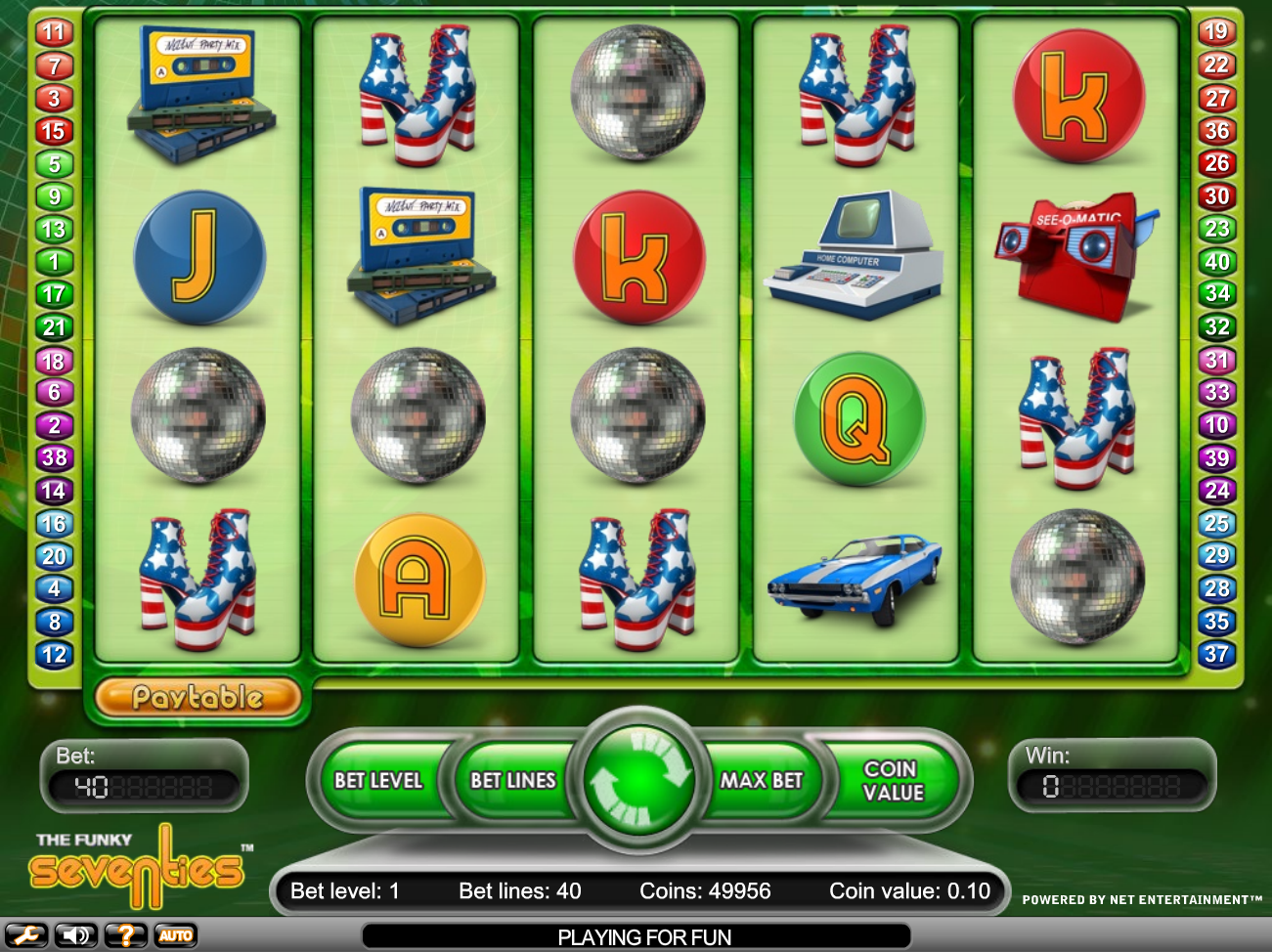 Funky Seventies (Семидесятые в стиле фанки) из раздела Игровые автоматы