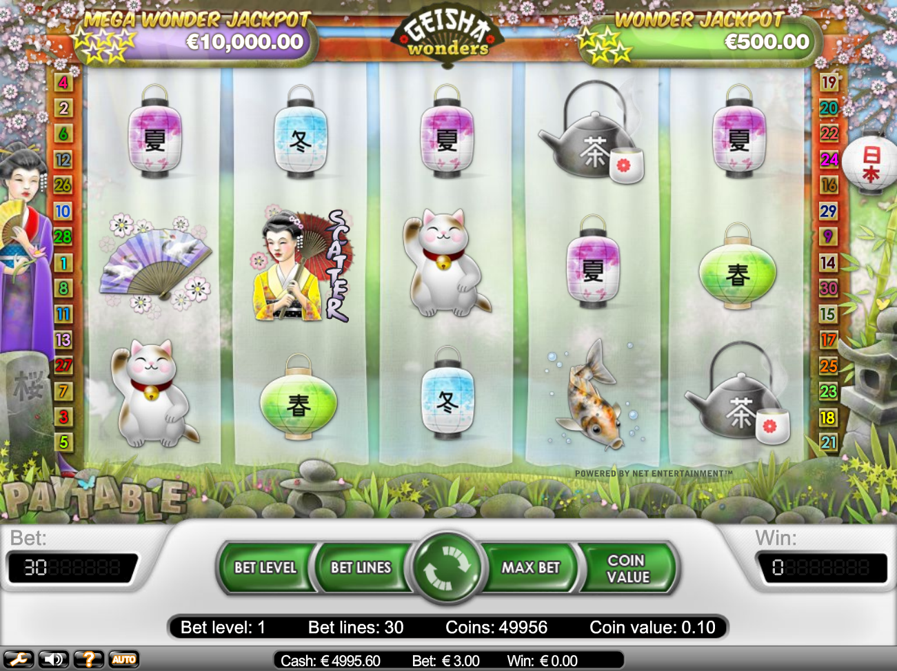 Geisha Wonders (Чудеса Гейши ) из раздела Игровые автоматы