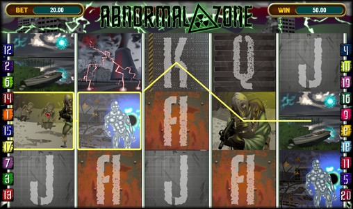Abnormal Zone (Аномальная зона) из раздела Игровые автоматы