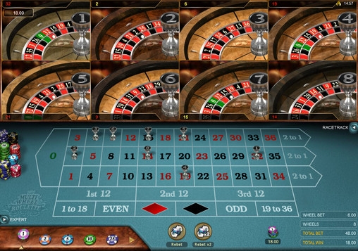 Multi Wheel European Roulette Gold (Европейская рулетка с несколькими колесами) из раздела Рулетка