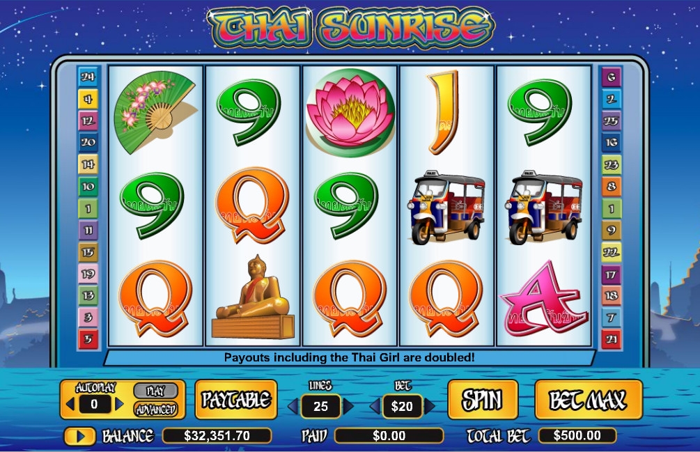 Thai Sunrise (Тайская заря) из раздела Игровые автоматы