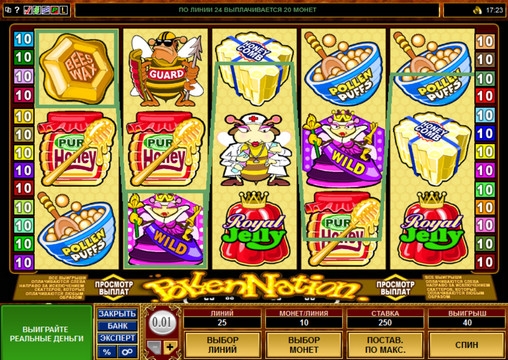 Pollen Nation  (Страна пыльцы ) из раздела Игровые автоматы