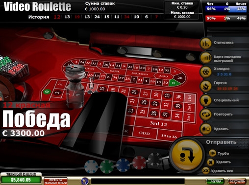 Video Roulette (Видео-рулетка) из раздела Рулетка