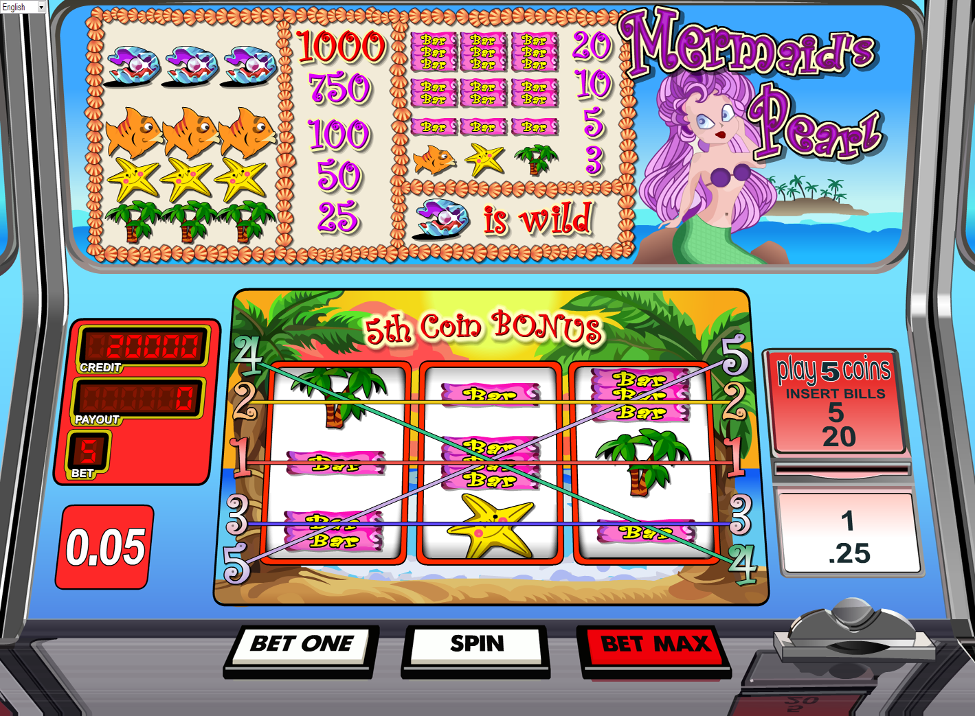 Mermaid’s Pearl (Жемчужина Русалки) из раздела Игровые автоматы